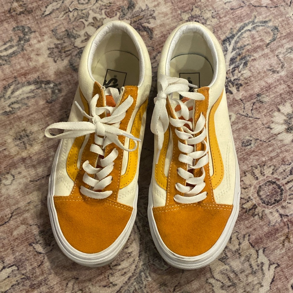 Retro Orange Vans 8.5W /7M